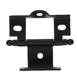 Amerock PK3175TBFB Black Functional Full Inset Wrap Around Cabinet Door Hinge